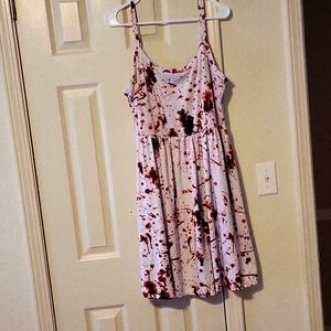 COPY - Hot topic blood splatter dress Halloween
